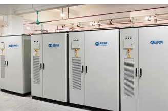 Installed indoor battery cabinets