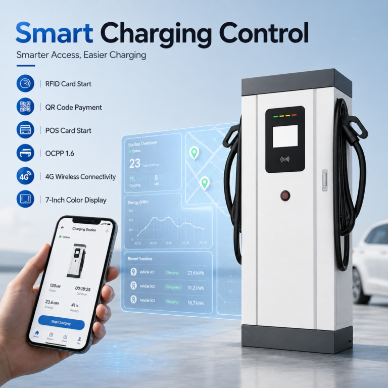 TRESUN-TECH 40kW DC EV charger dual-gun cabinet