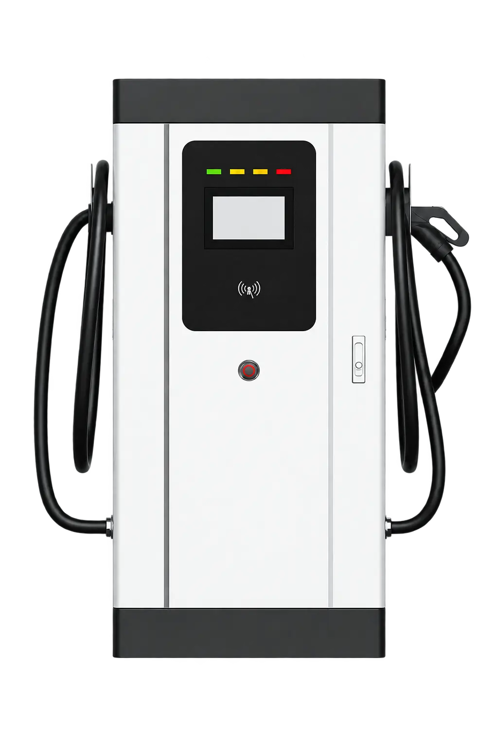Dual-connector DC EV charging cabinet